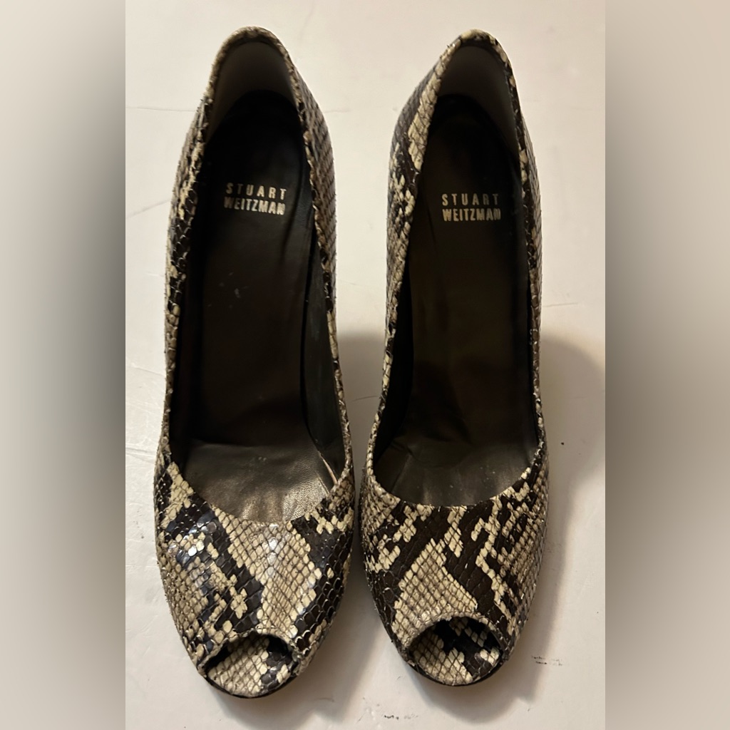 Stuart Weitzman Snakeskin Heels